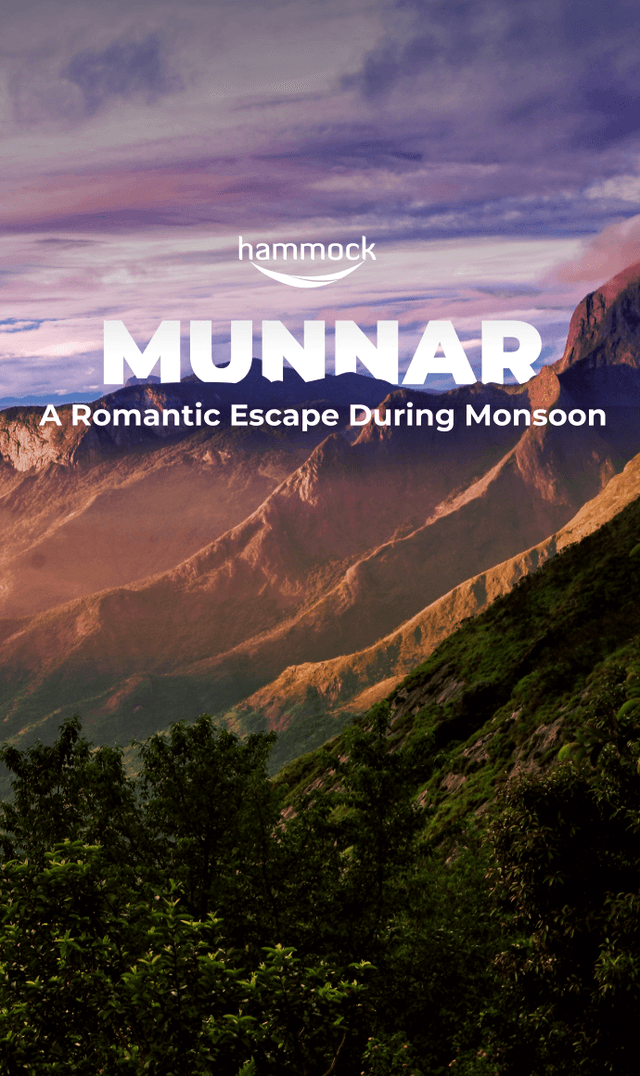 Experience romance in Munnar with our monsoon package Experience romance in Munnar with our monsoon package